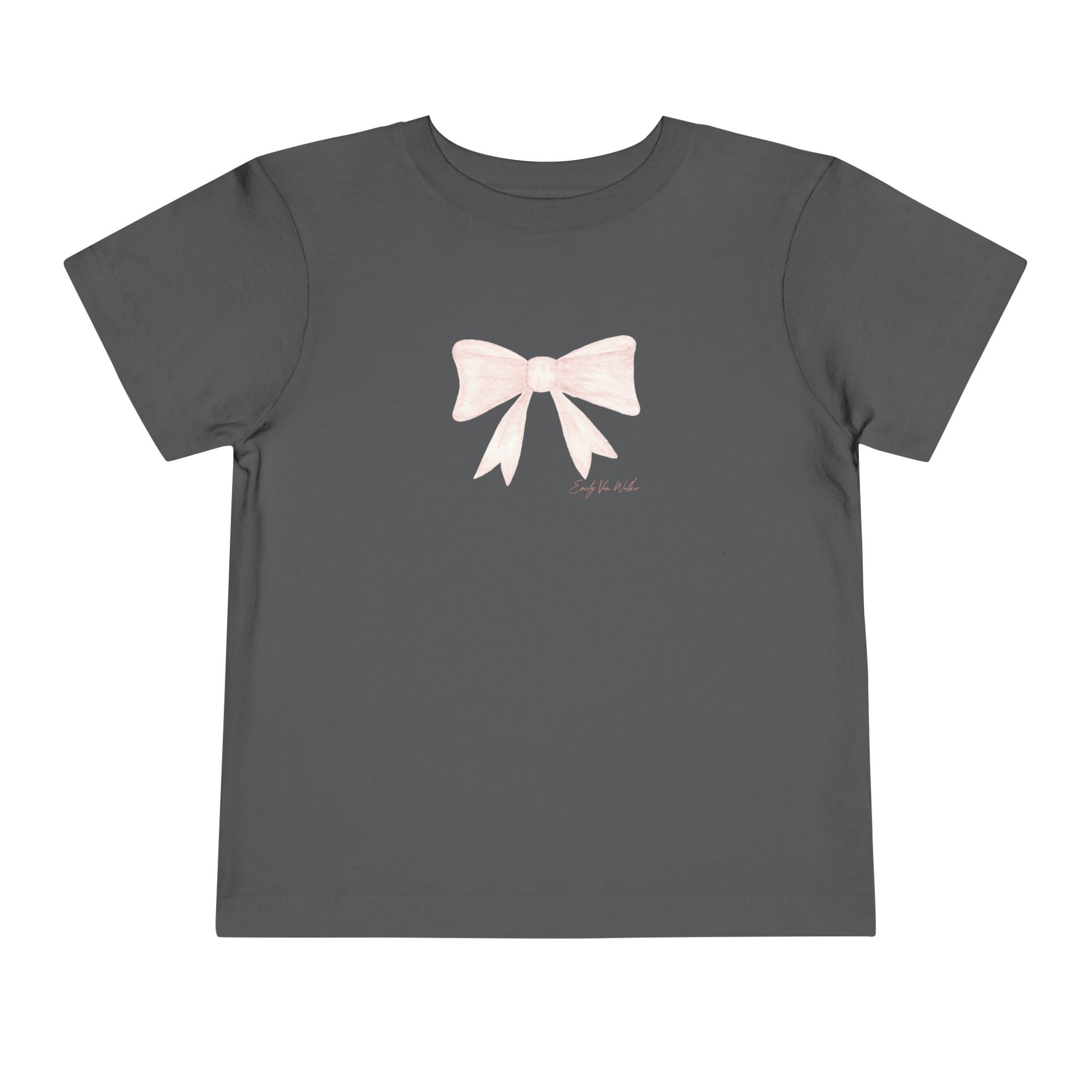 Pink Bow - Toddler Tee