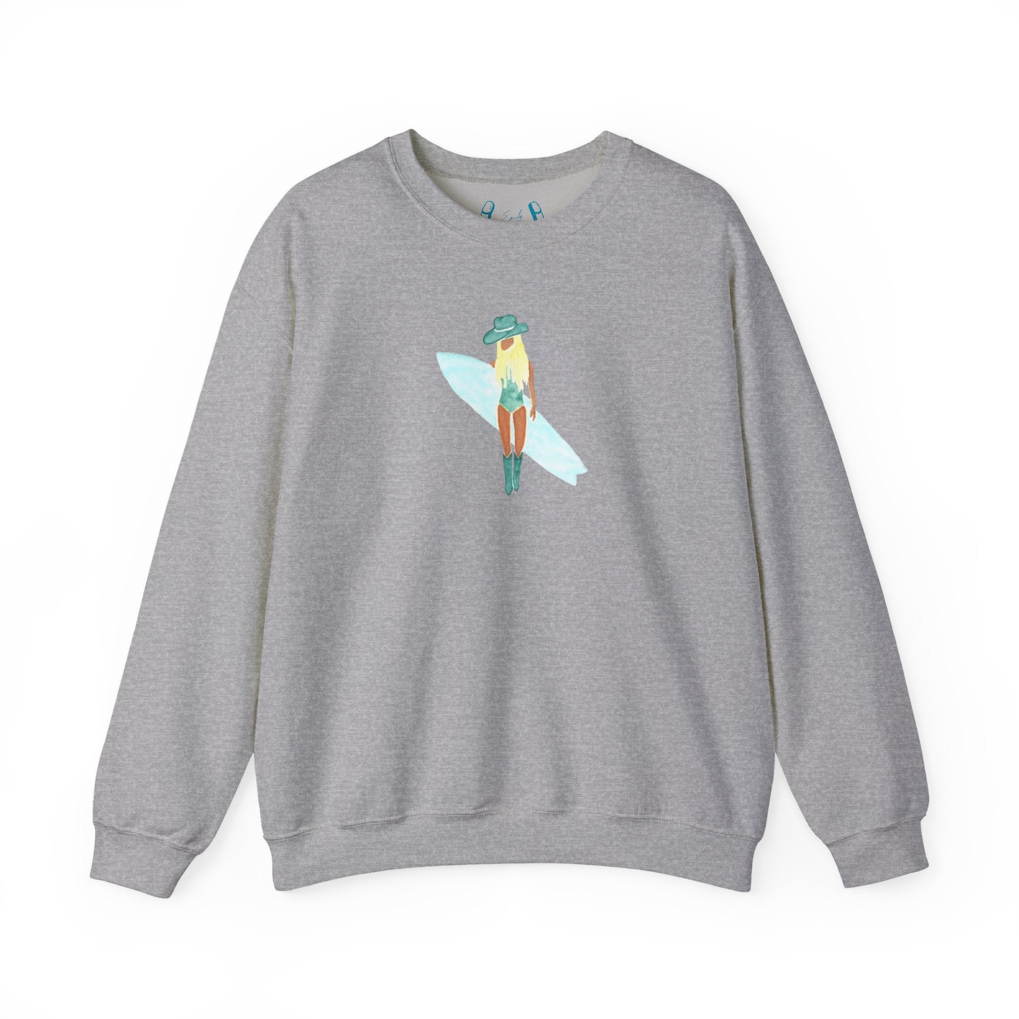 Surf's Up, Babe! - Unisex Crewneck Sweatshirt