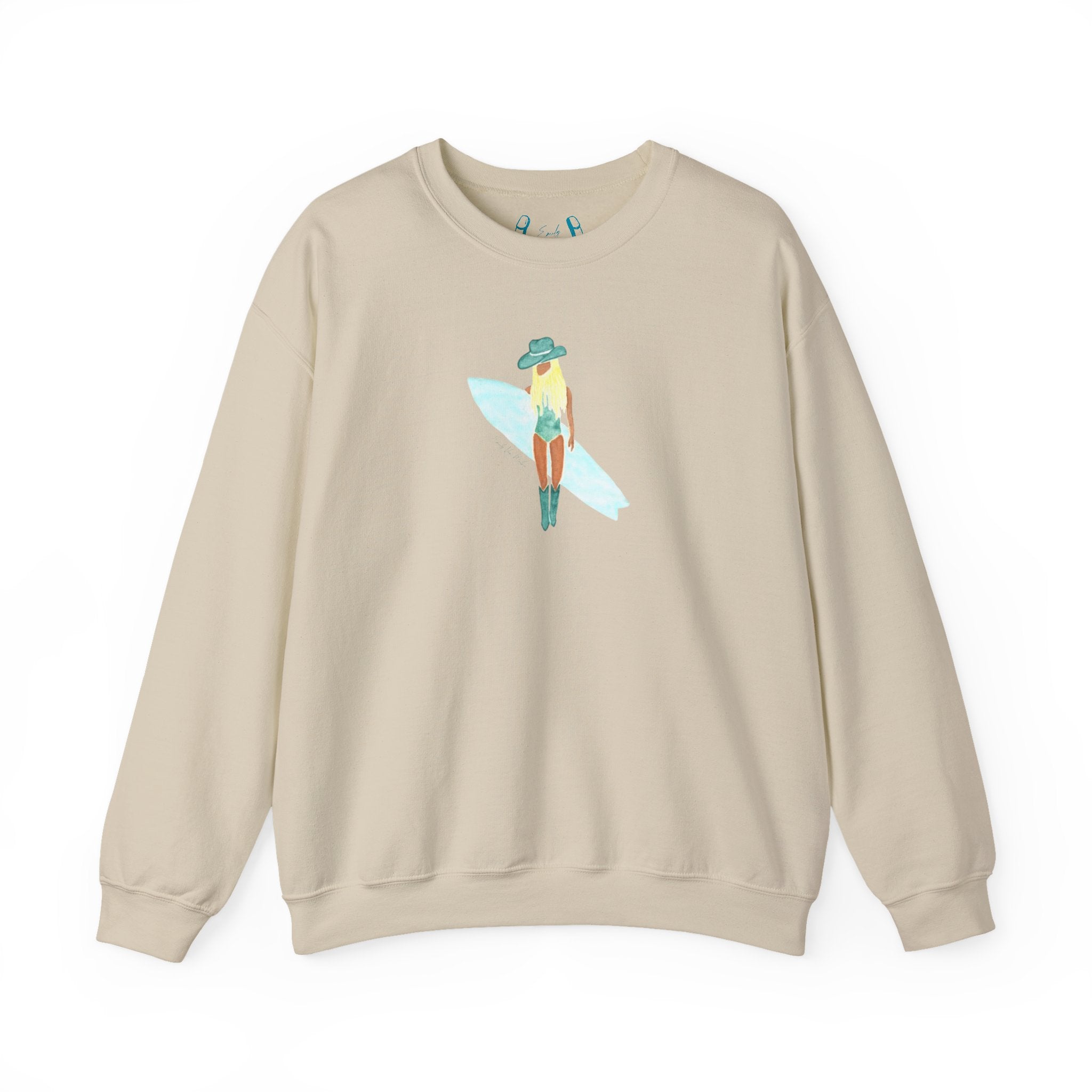 Surf's Up, Babe! - Unisex Crewneck Sweatshirt
