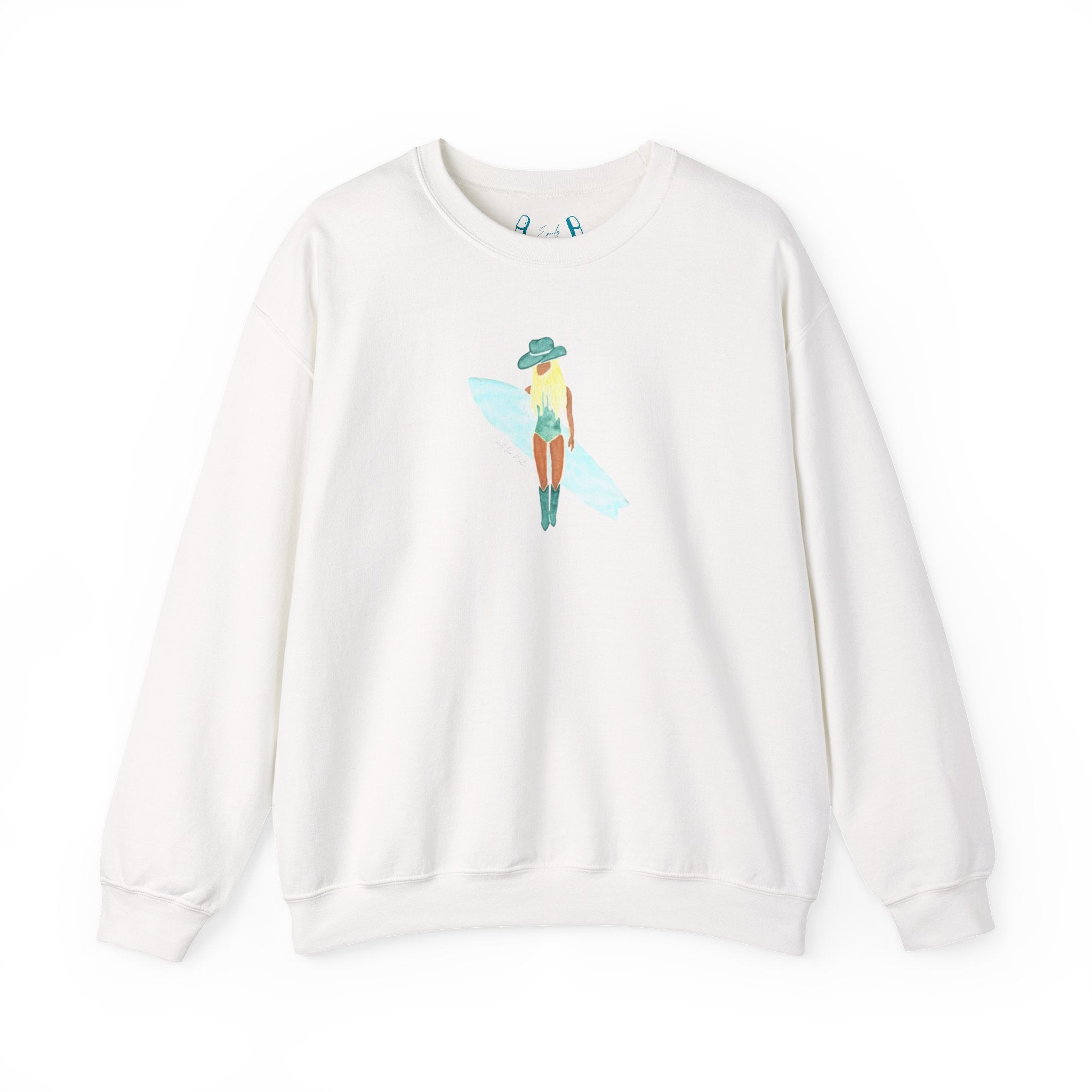 Surf's Up, Babe! - Unisex Crewneck Sweatshirt