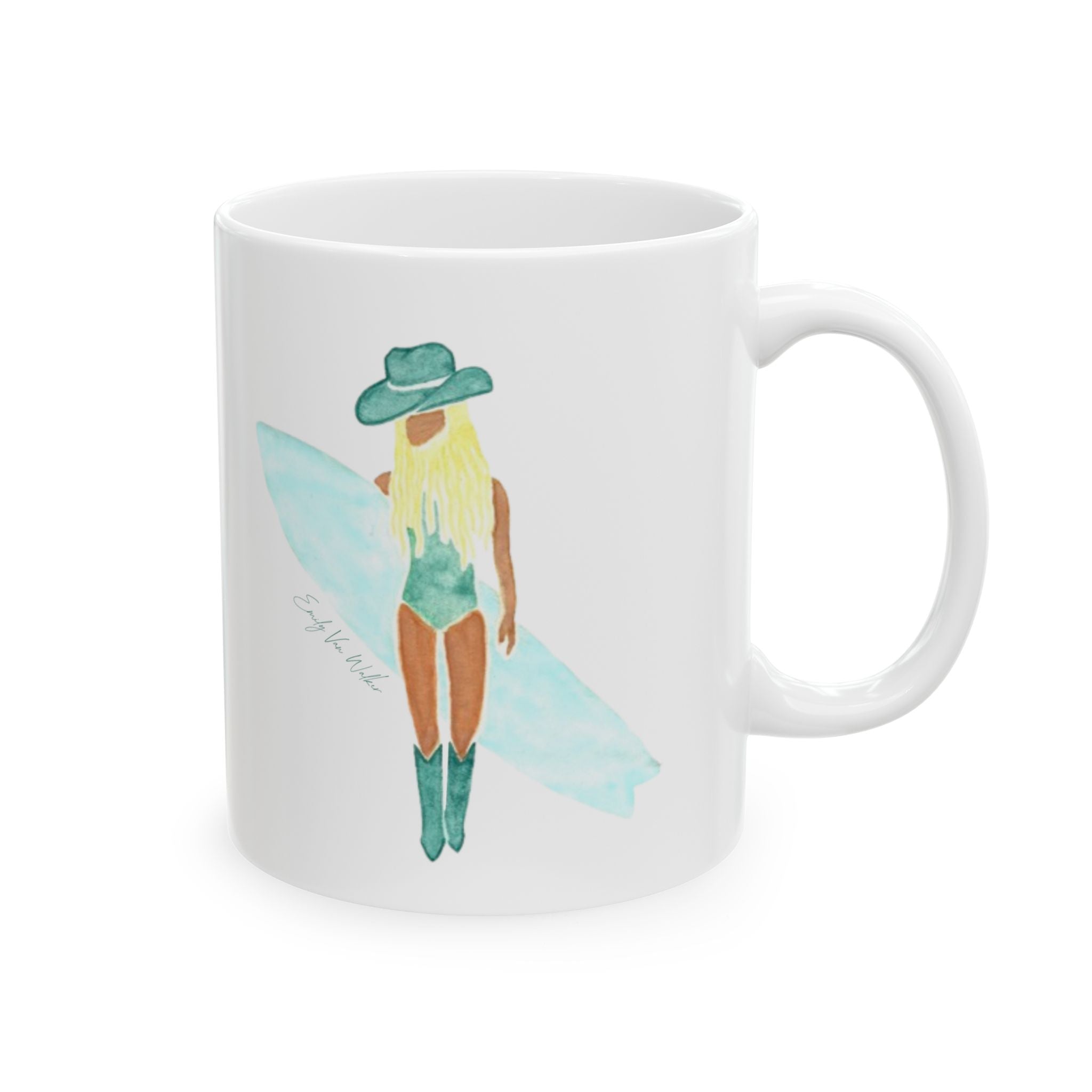 Surf's UP, Babe - Mug (11oz)