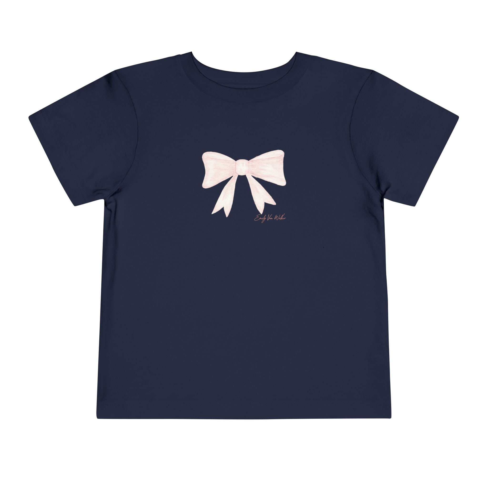 Pink Bow - Toddler Tee