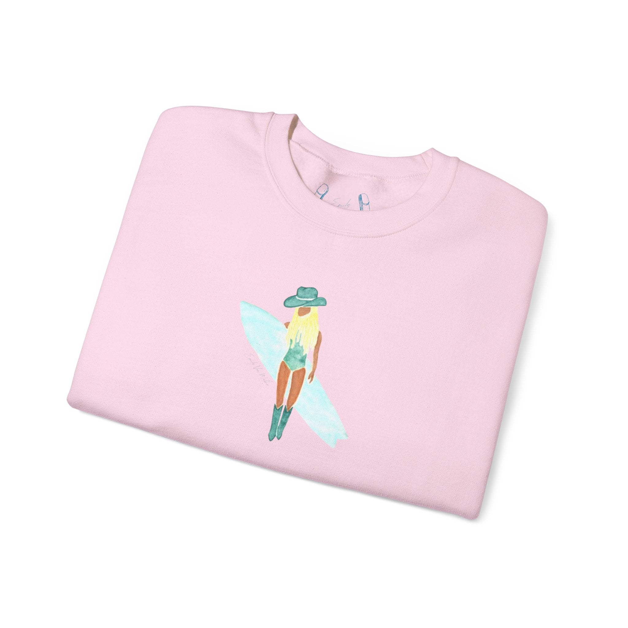 Surf's Up, Babe! - Unisex Crewneck Sweatshirt