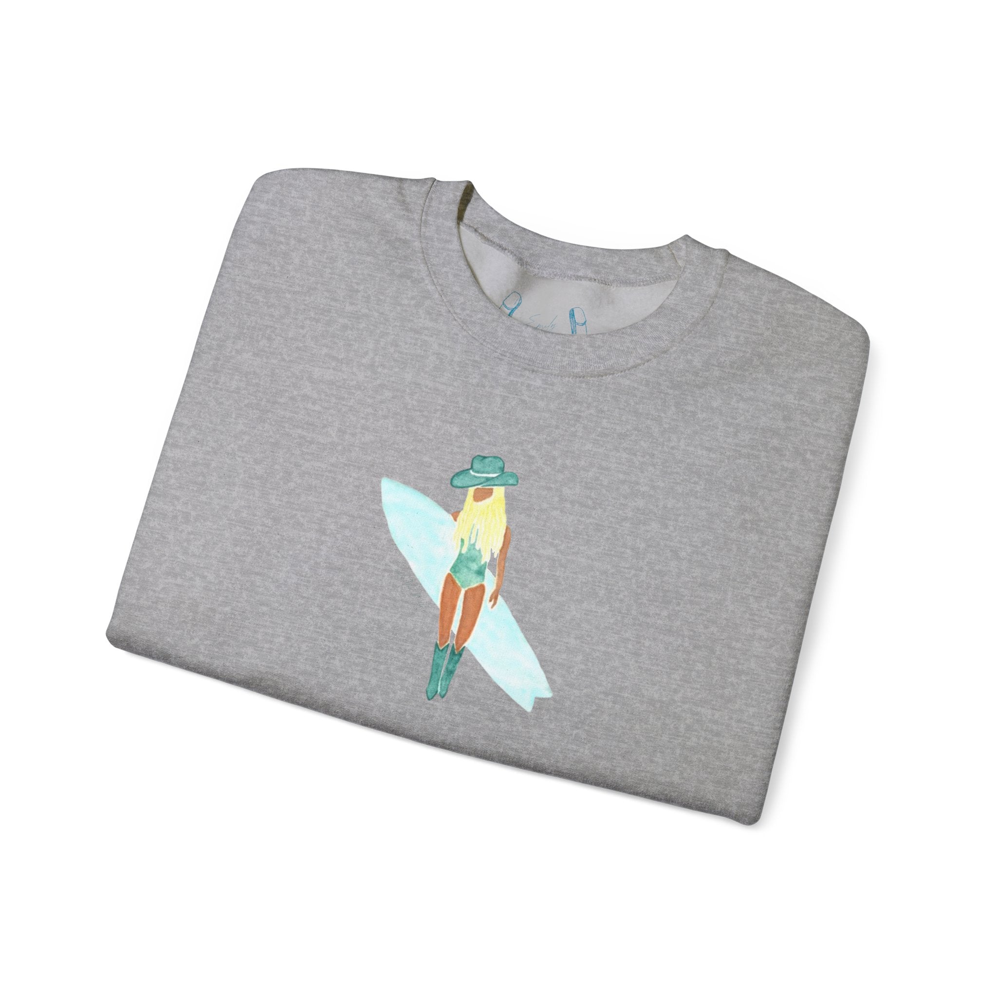 Surf's Up, Babe! - Unisex Crewneck Sweatshirt