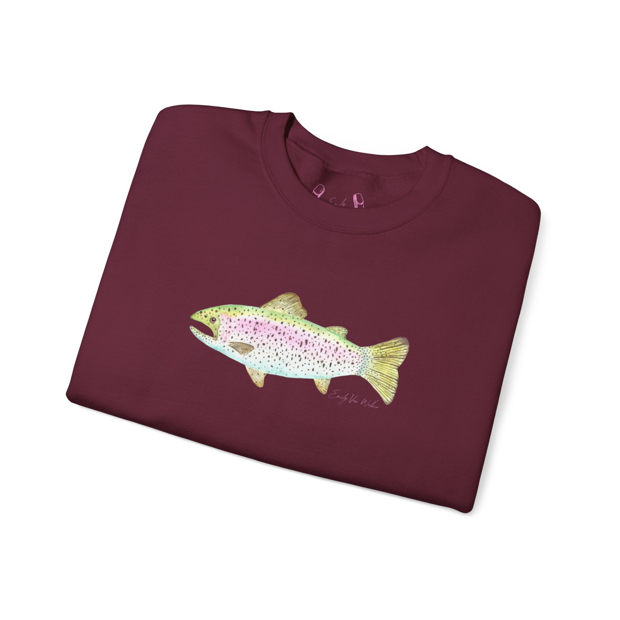 Don't Trout Yourself - Unisex Crewneck Sweatshirt