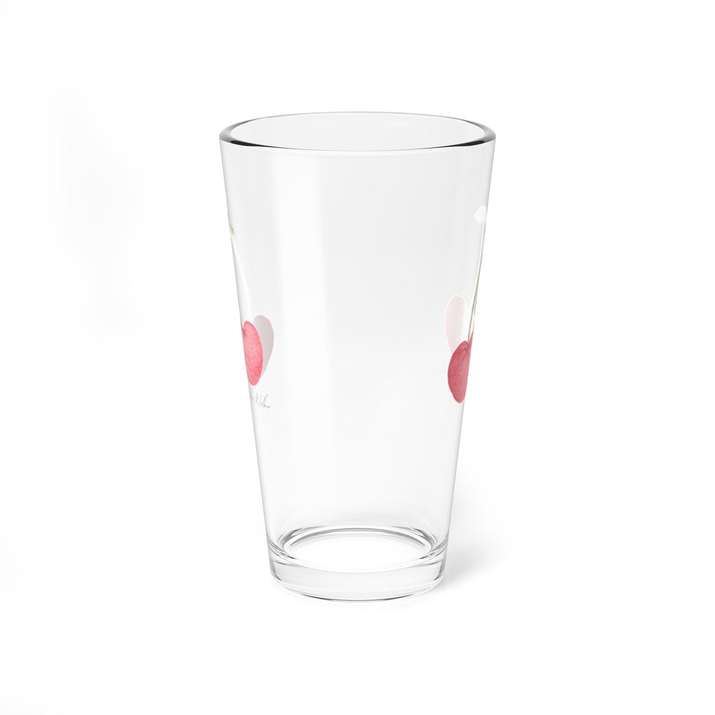 Cherry Hearts - Drinking Glass (16oz)