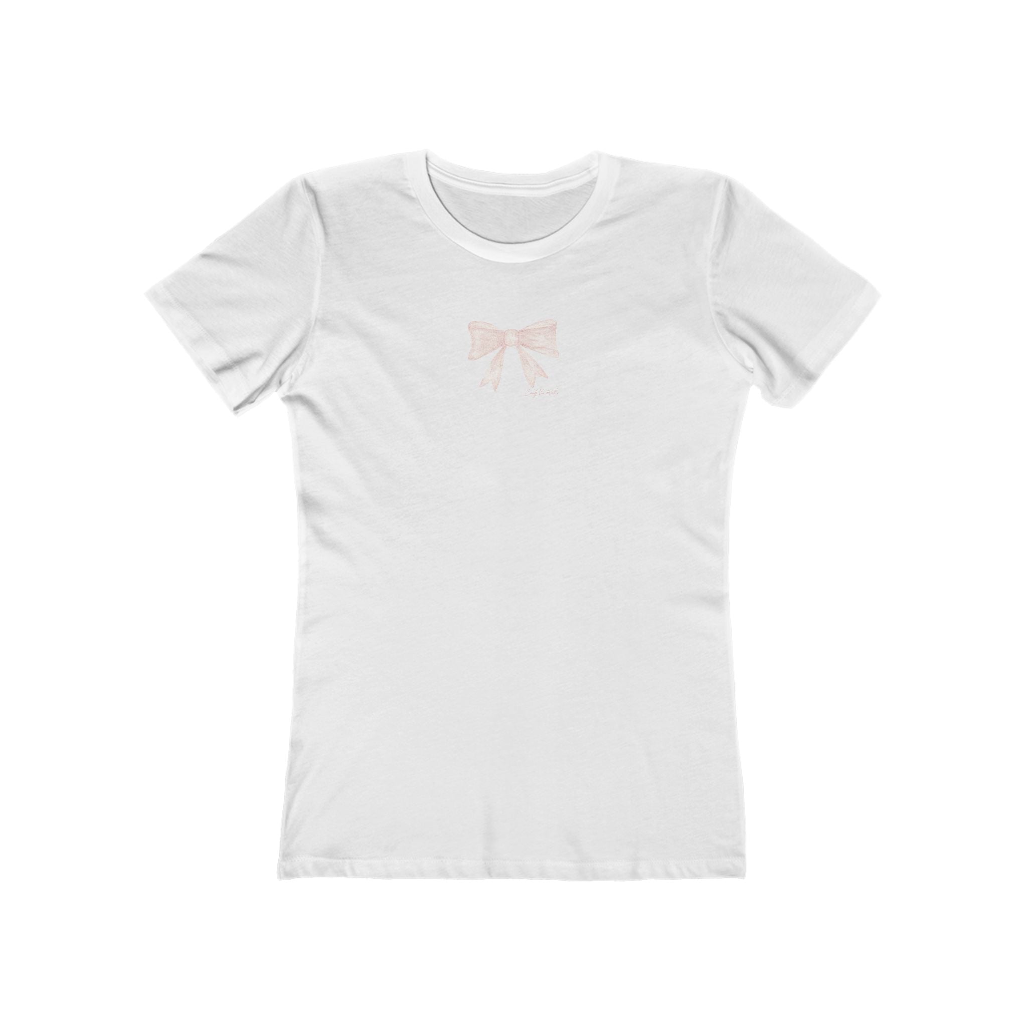 Pink Bow - The Boyfriend Tee
