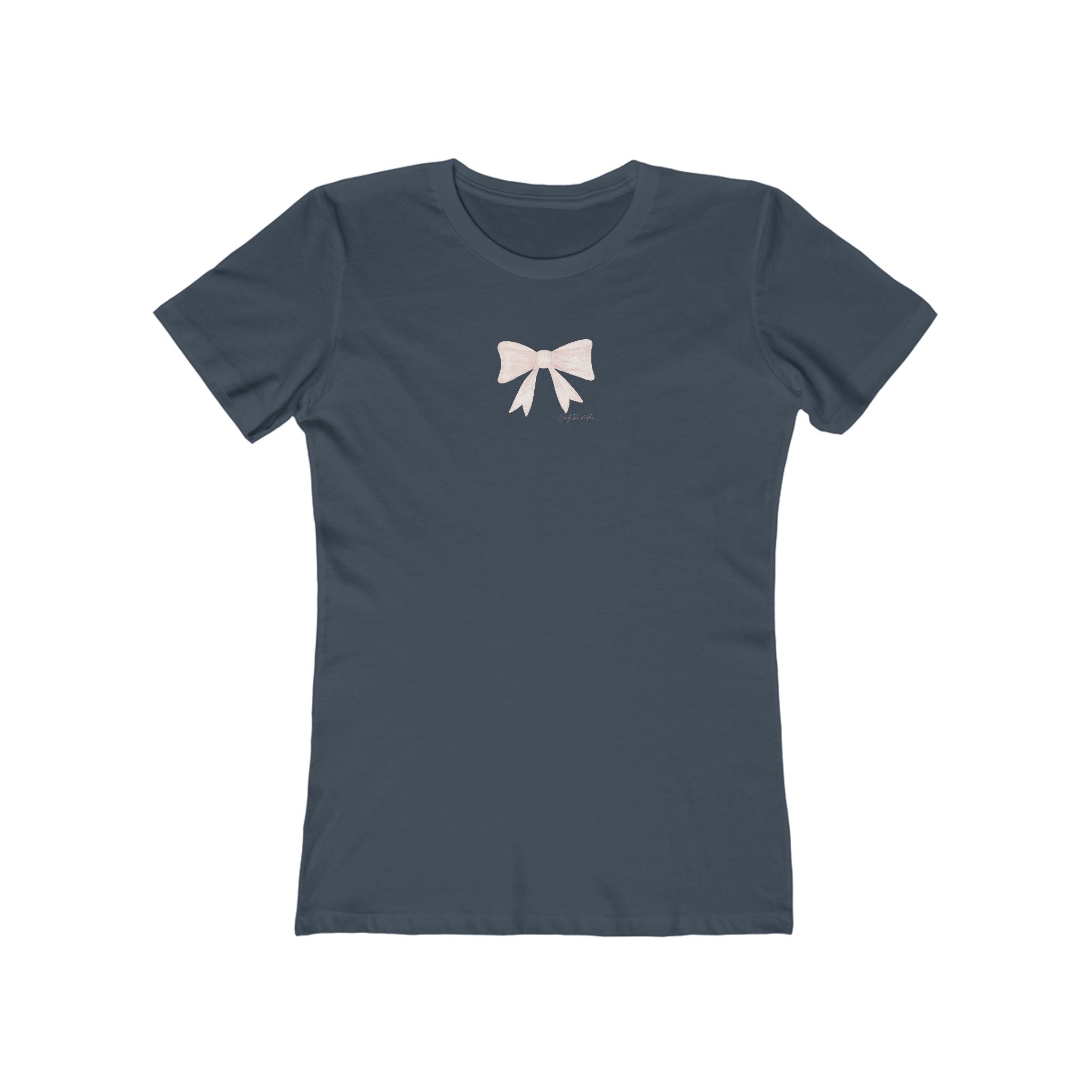 Pink Bow - The Boyfriend Tee