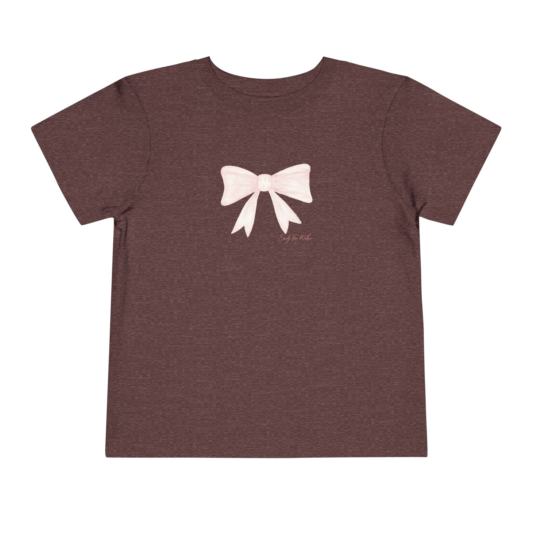 Pink Bow - Toddler Tee