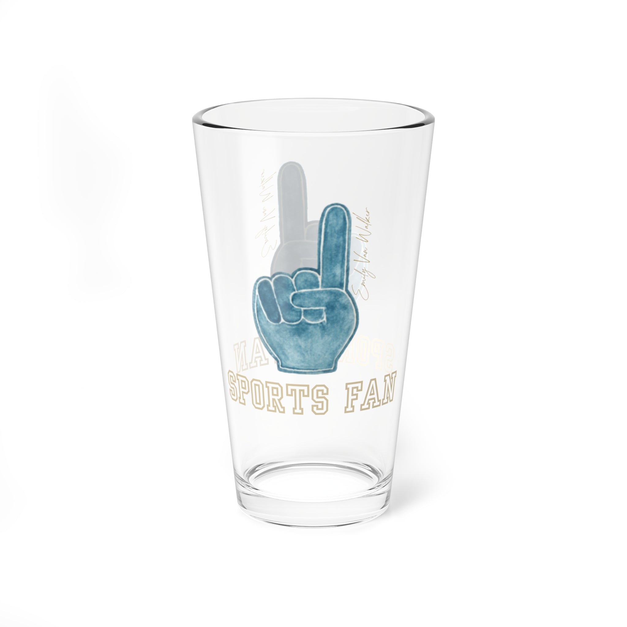 Foam Finger - Drinking Glass (16oz)