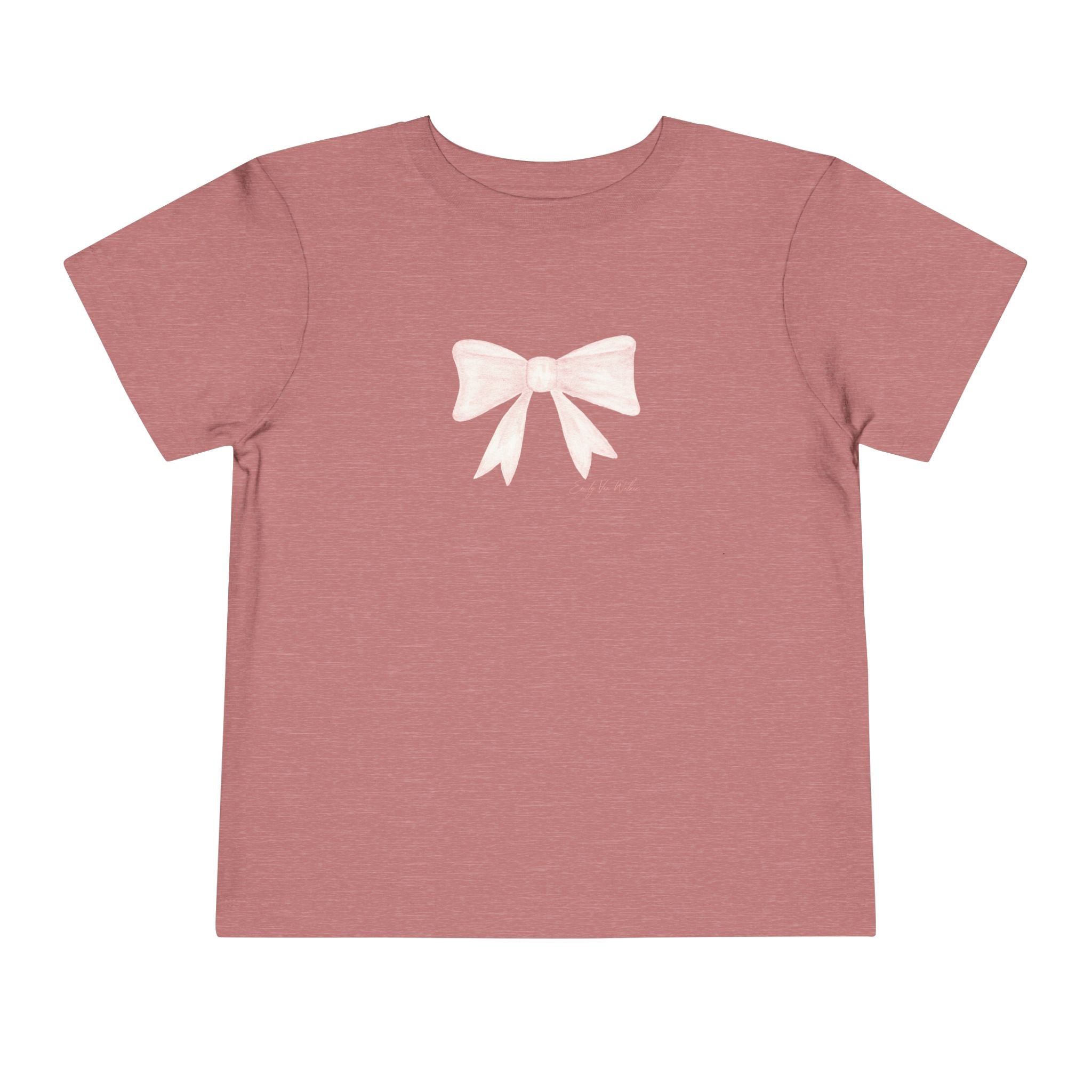 Pink Bow - Toddler Tee