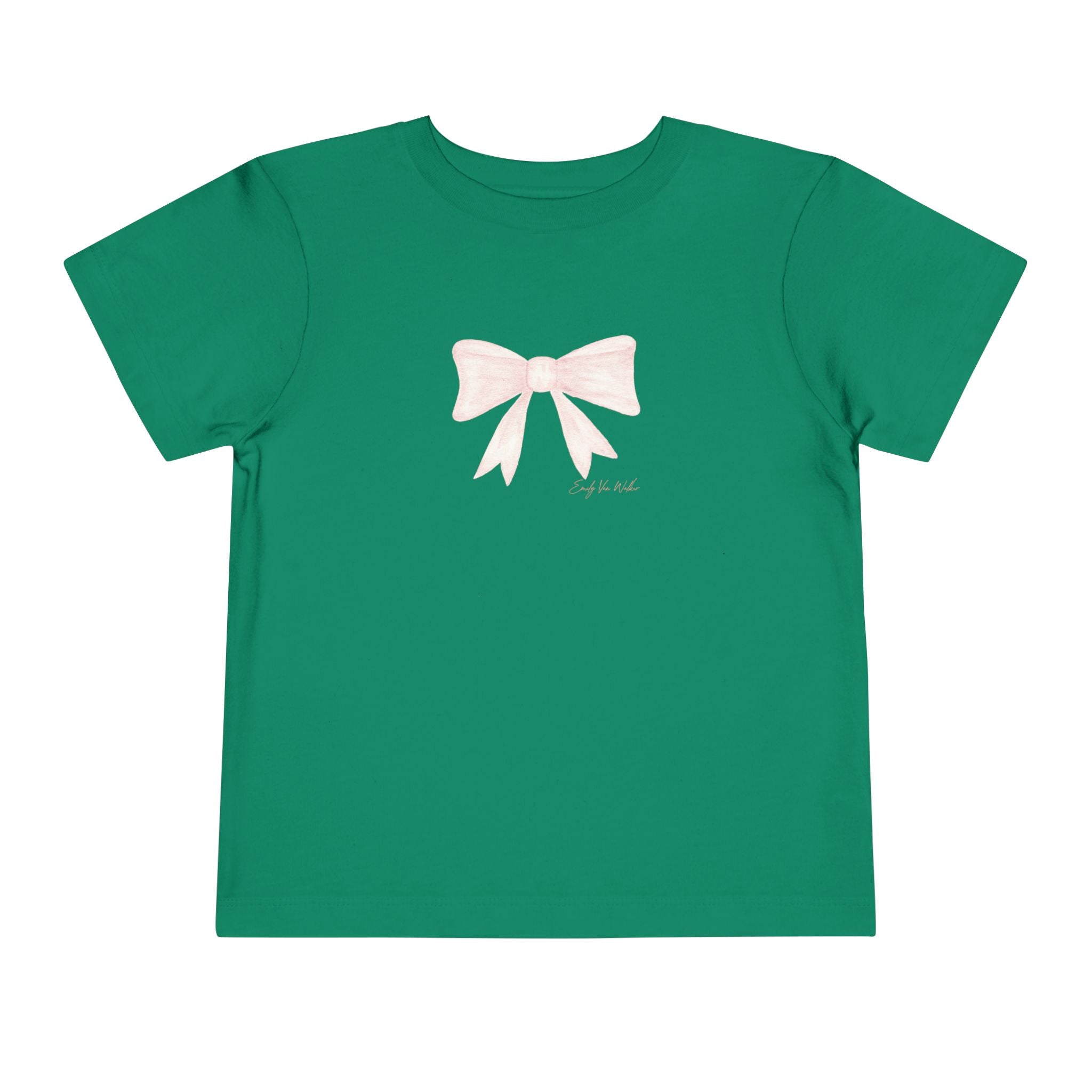 Pink Bow - Toddler Tee
