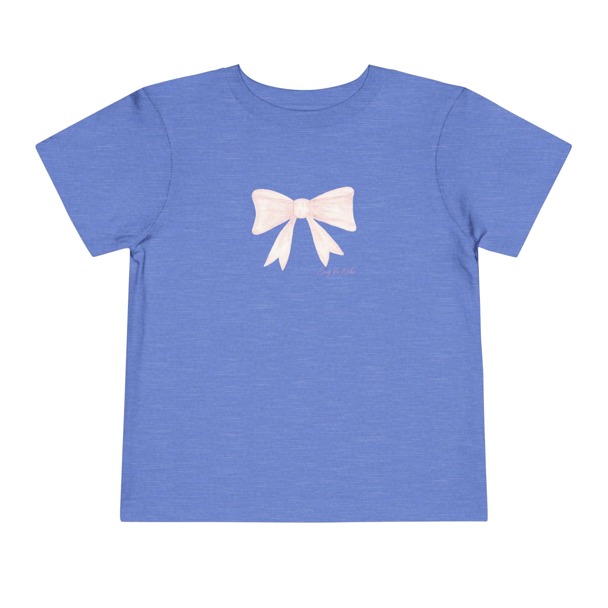 Pink Bow - Toddler Tee