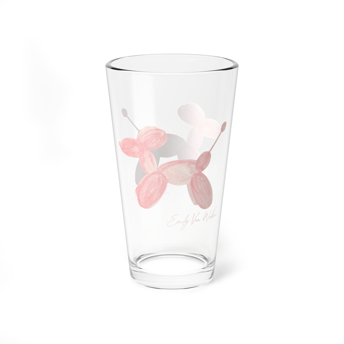 Balloon Dog - Drinking Glass (16oz)