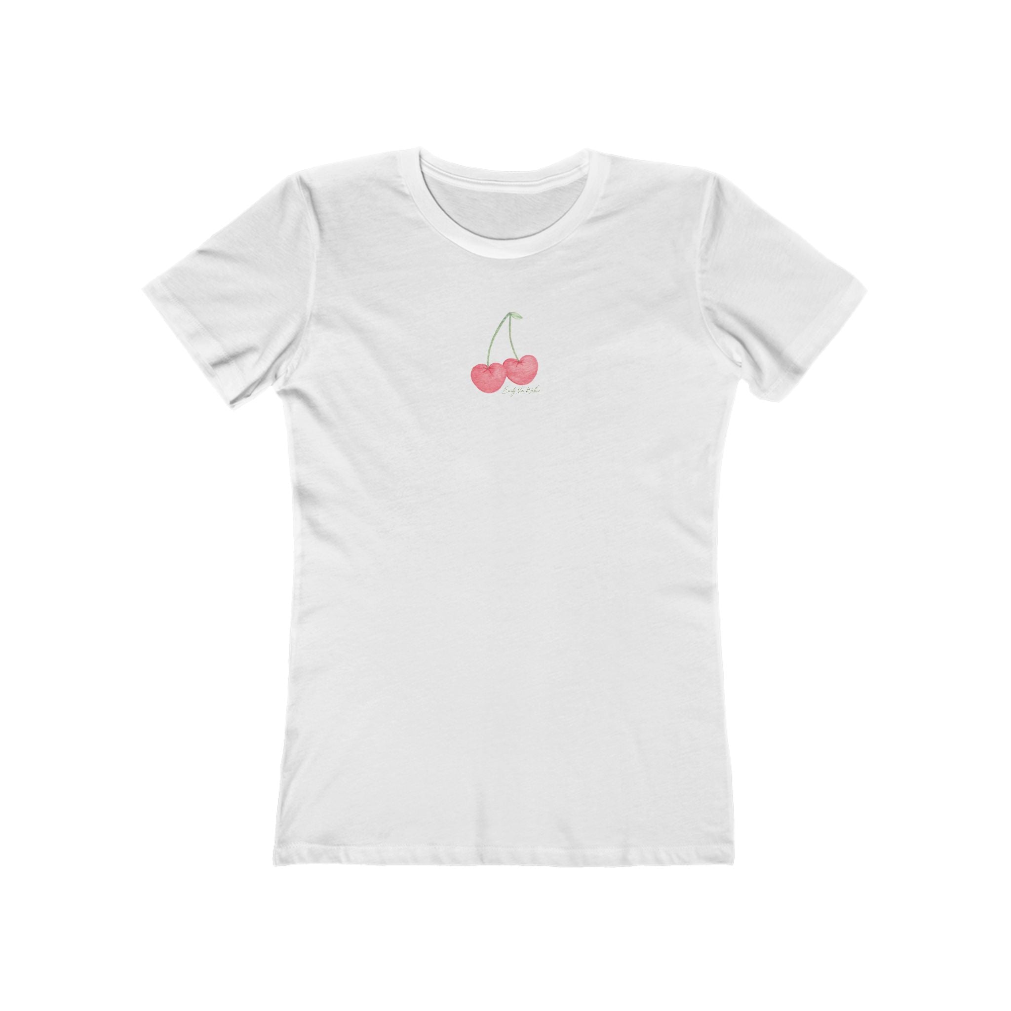 Cherry Hearts - Boyfriend Tee